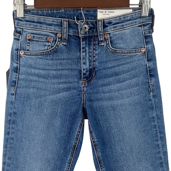 RAG & BONE CATE MID RISE ANKLE SKINNY JEANS IN PISMO NWT WOMEN'S SIZE 24 - Picture 4 of 16